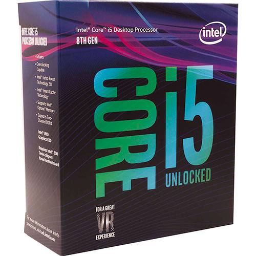Tamanhos, Medidas e Dimensões do produto Processador Intel Core I5-8400 8ª Geração Cache 9mb, 2.8ghz (4.0ghz Turbo) Lga 1151 Intel UHD Graphics 630