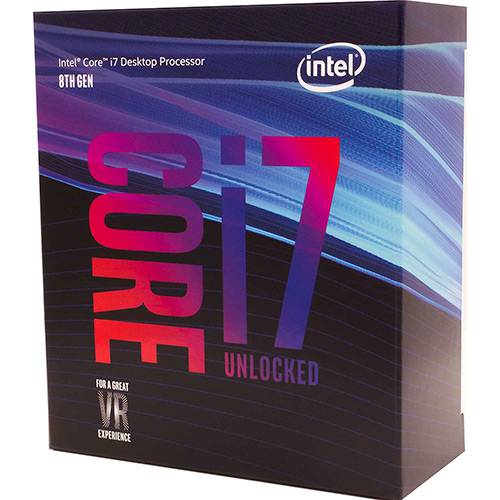 Processador Intel Core I7-8700 8ª Geração Cache 12MB 3.2ghz (4.6ghz Turbo) Lga 1151 Intel UHD Graphics 630