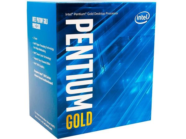 Processador Intel Dual Core G5400 3.70 Ghz Gold LGA1151 Box BX80684G5400
