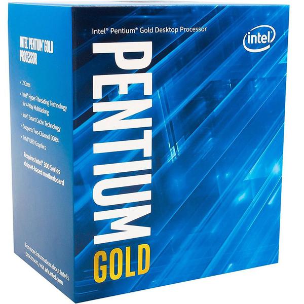 Processador Intel Dual Core G5400 3.70 Ghz Gold Lga1151 Box Bx80684g5400