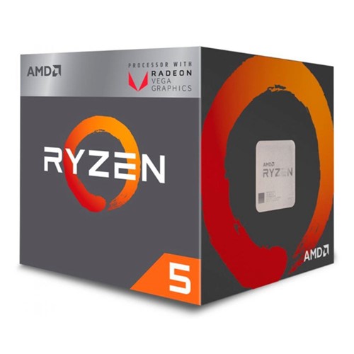 Processador Ryzen 5 2400g YD2400C5FBBOX AM4, 3.6 Ghz, 6Mb Cache AMD
