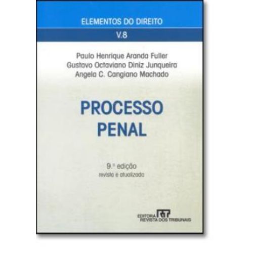 Processo Penal - Vol. 8 - 9ª Ed