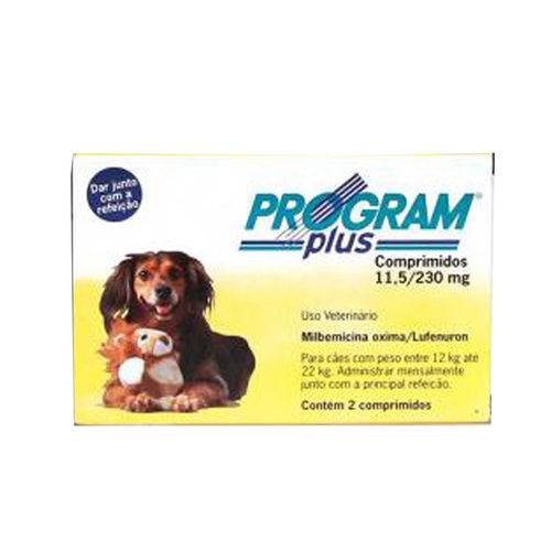 Tudo sobre 'Program Plus 230mg Antipulgas Cães 12 a 22kg Vetoquinol'