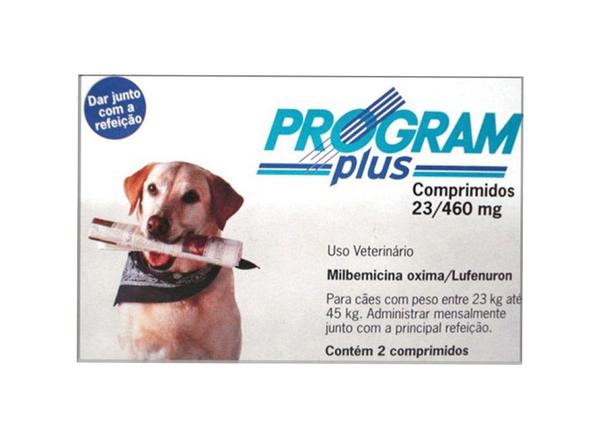 Program Plus 460mg Antipulgas Cães 23 a 45kg Vetoquinol