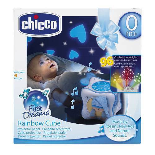 Projetor Rainbow Cube Azul - Chicco