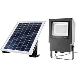 Projetor Solar Alta Potência 108 LEDs Branco - Elektra