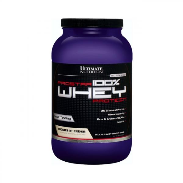 PROSTAR 100 WHEY 2LBS (907g) - COOKIES - Ultimate Nutrition