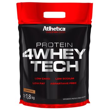 Protein 4Whey Tech Refil 1,8kg Chocolate - Atlhetica Nutrition