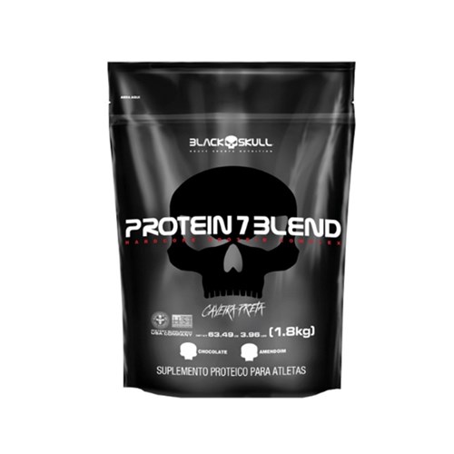 Protein 7 Blend 1,8kg - Black Skull - Sabor Morango
