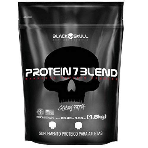 Protein 7 Blend - 1800g Amendoim - Black Skull, Black Skull