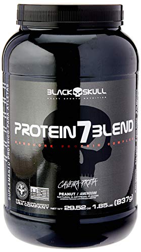 Protein 7 Blend - 837g Amendoim - Black Skull, Black Skull