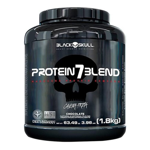 Protein 7 Blend Caveira Preta (1.8Kg) - Black Skull