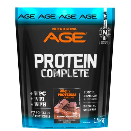Protein Complete Nutrilatina Age - 1,5kg - Chocolate