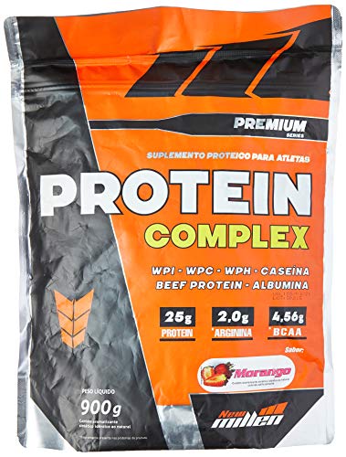 Protein Complex Premium - 900g Refil Morango, New Millen