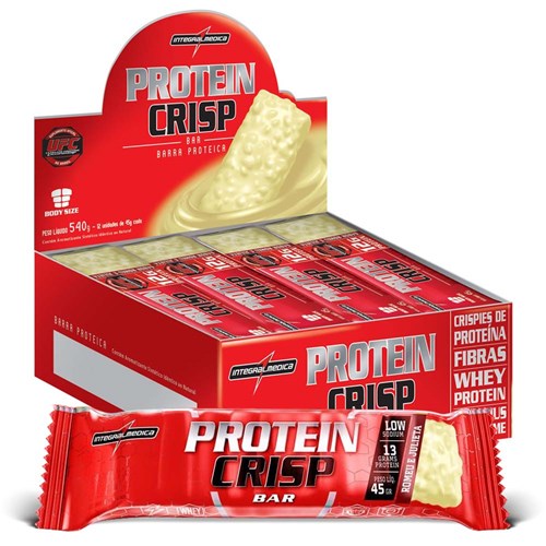 Protein Crisp Bar 45g Romeu e Julieta Caixa C/ 12 Unidades - Integralmedica