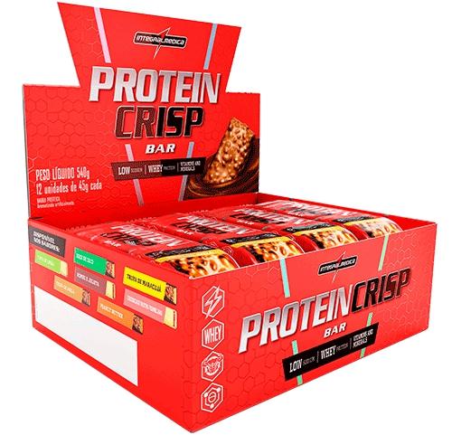 Protein Crisp Bar Caixa 12 Barras - IntegralMédica
