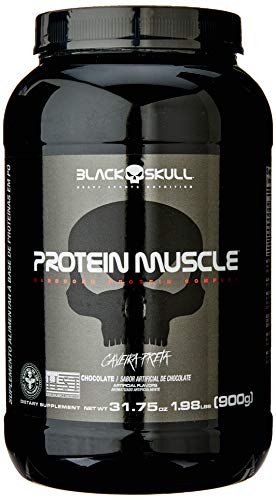 Protein Muscle - 900g Chocolate - Black Skull, Black Skull
