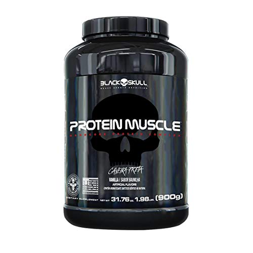 Protein Muscle - 900g Chocolate - Black Skull, Black Skull