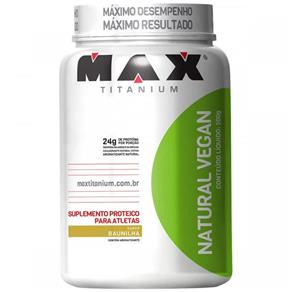 Proteína do Arroz/Ervilha NATURAL VEGAN - Max Titanium - BAUNILHA - 500 G