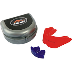 Tamanhos, Medidas e Dimensões do produto Protetor Bucal Duplo C/ Estojo - Vermelho - Poli Sports