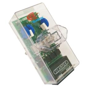 Protetor Contra Raios Clamper Ethernet RJ45 2P+T - Transparente