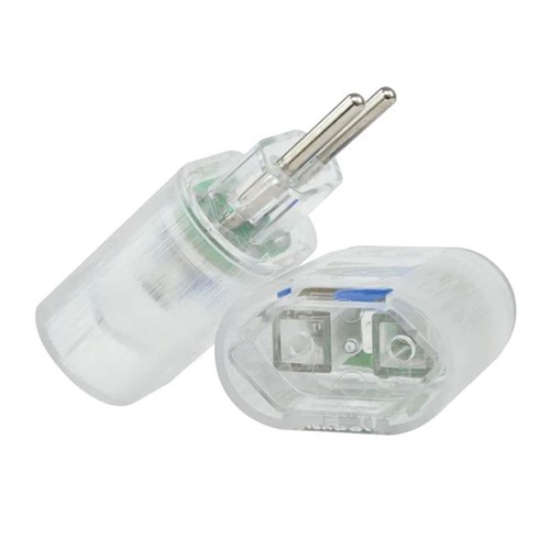 Protetor de Surto DPS IClamper Pocket Tomada 2 Pinos Transparente - 10191 - Clamper - Clamper