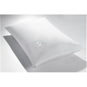 Protetor de Travesseiro em Malha Impermeável Branco