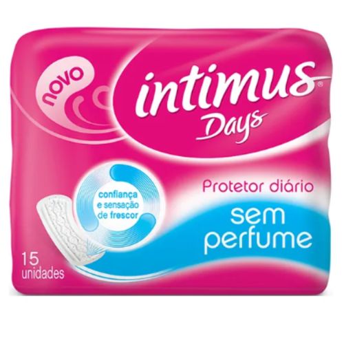 Protetor Diário Intimus Days Sem Abas 15 Unidades