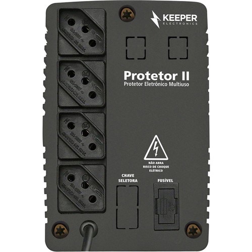 Protetor Eletrônico 500va 115v Protetor Ii Preto - Keeper