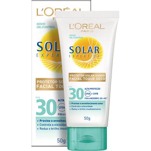 Protetor Facial Solar Expertise Toque Seco FPS 30 - L'Oréal Paris