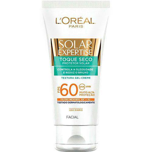 Protetor Facial Solar L'Oréal Expertise Toque Seco Fps 60 - 50g - Loreal