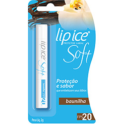 Tudo sobre 'Protetor Labial Lip Ice Soft Baunilha FPS 20'