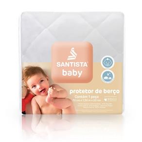 Protetor P/ Colchão de Berço - Baby - Impermeável - Santista - BRANCO
