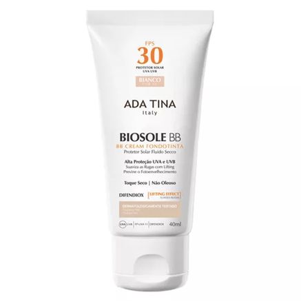 Protetor Solar Ada Tina Biosole BB Cream Bianco FPS 30 - 40ml