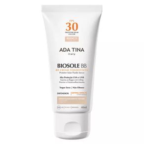 Protetor Solar Ada Tina Biosole BB Cream com Cor FPS 30 Bianco 40ml