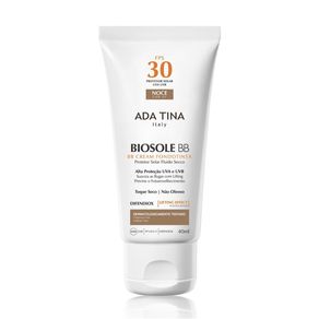 Protetor Solar Ada Tina Biosole BB Cream com Cor FPS 30 Noce 40ml