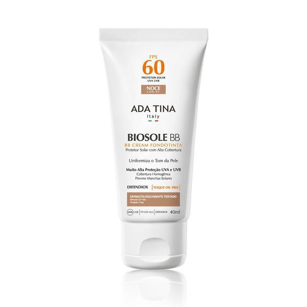 Protetor Solar Ada Tina Biosole BB Cream FPS 60