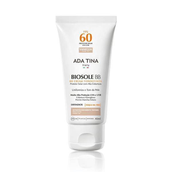 Protetor Solar Ada Tina Biosole BB Cream FPS 60