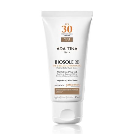 Protetor Solar Ada Tina Biosole BB Cream Noce FPS 30 - 40ml