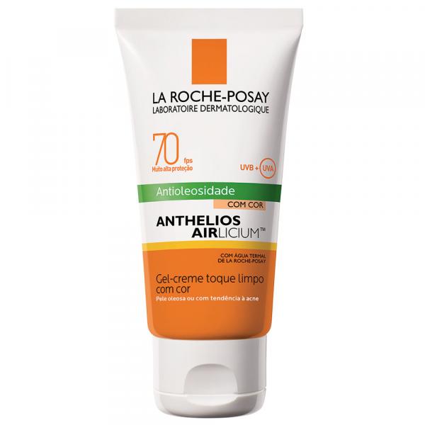 Kit Protetor Solar Facial La Roche-Posay Anthelios Airlicium com Cor FPS 70 50g + Necessaire Verão