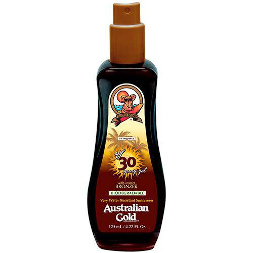 Tamanhos, Medidas e Dimensões do produto Protetor Solar Australian Gold Fps 30 Gel Spray 125ml