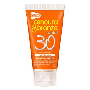 Protetor Solar Cenoura & Bronze Protetor Solar Facial FPS