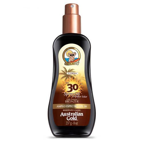 Protetor Solar Corporal Fps 30 Australian Gold - Instant Bronzer Spray Gel