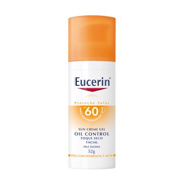 Protetor Solar Eucerin FPS-60 Creme-gel Oil Control 52g