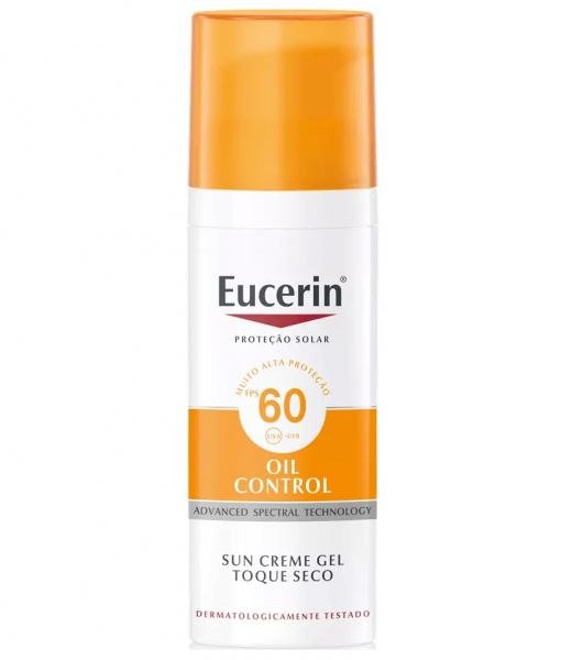 Protetor Solar Eucerin Sun Gel Creme Oil Control FPS 60