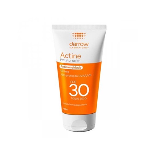 Protetor Solar Facial Actine Antioleosidade Toque Seco Fps30 120Ml