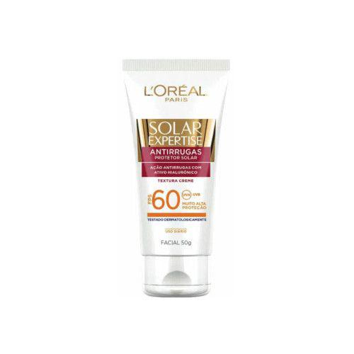 Protetor Solar Facial Antirrugas FPS60 L'Oréal Expertise 50g - L'Oréal Paris