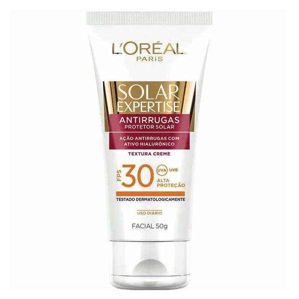 Protetor Solar Facial Antirrugas L'Oréal Paris Expertise FPS 30 - 50g