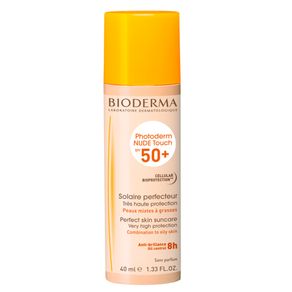 Protetor Solar Facial Bioderma - Photoderm Nude Touch FPS50+ Claro