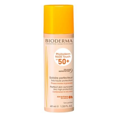 Protetor Solar Facial Bioderma - Photoderm Nude Touch FPS50+ Muito Claro 40ml